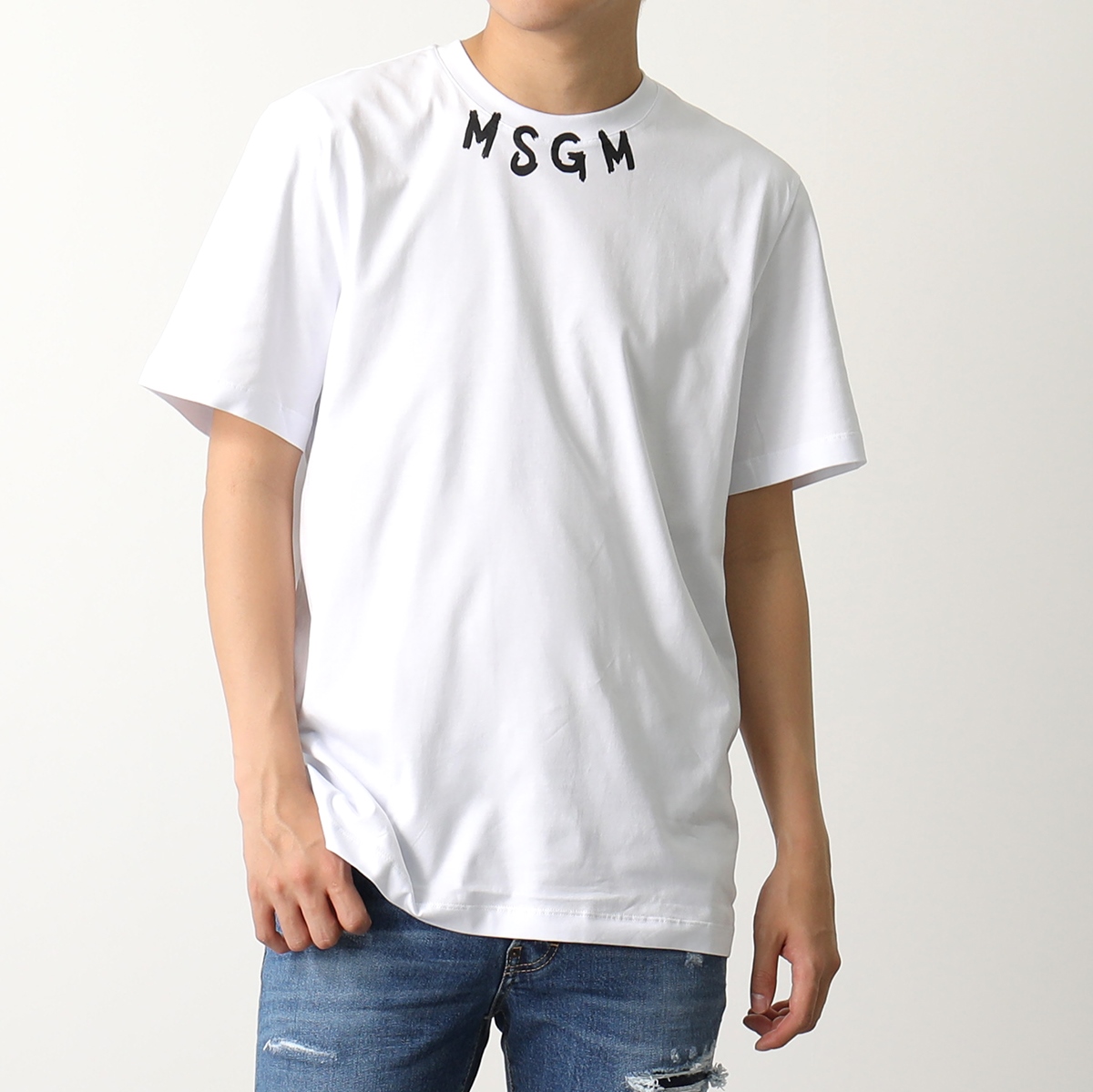 MSGM エムエスジーエム Tシャツ 3640MM118 メンズ クルーネック