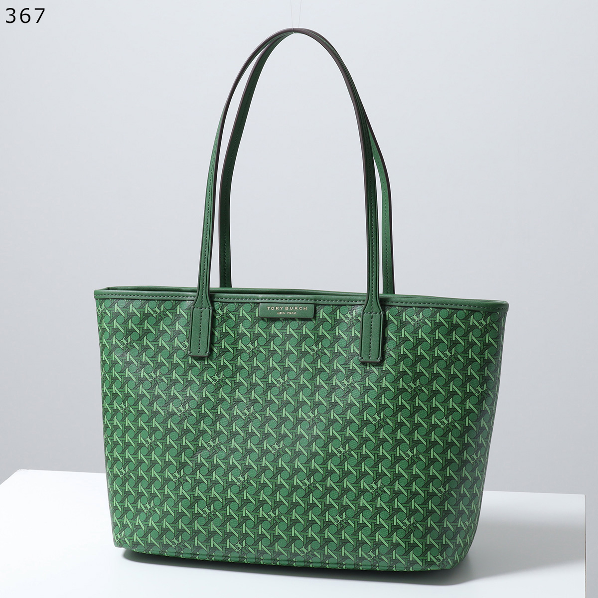 TORY BURCH トリーバーチ エマールソン レザー トートバック グリーン TORY BURCH（トリーバーチ） トートバッグ EVER READY エバーレディー