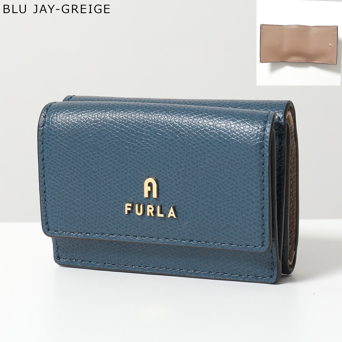 FURLA レディース三つ折財布（色：ブルー系）の商品一覧｜財布