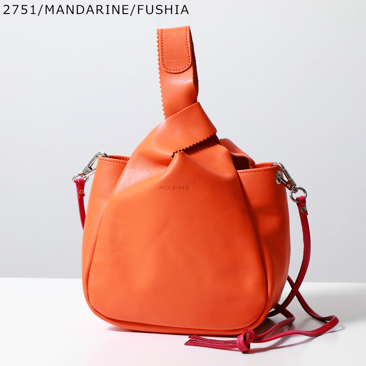 Kgrace マシュマロバック ※ 本体内側にオレンジのシミあり期間限定お値下げ jack gomme（ジャックゴム） ハンドバッグ 1917 HANDY レディース