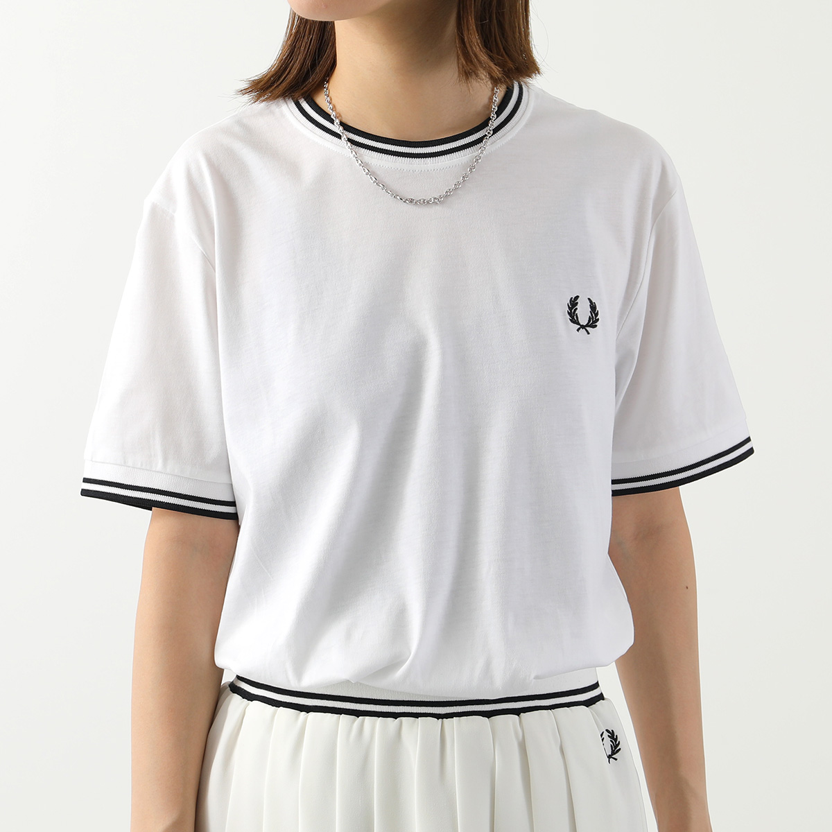 FRED PERRY フレッドペリー Tシャツ TWIN TIPPED T-SHIRT M1588 ...