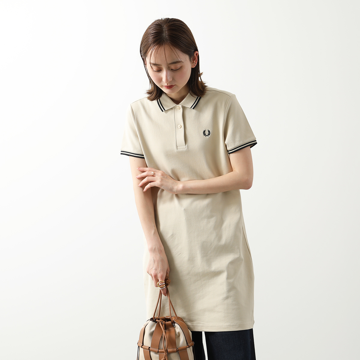 FRED PERRY フレッドペリー ワンピース TWIN TIPPED FRED PERRY DR...