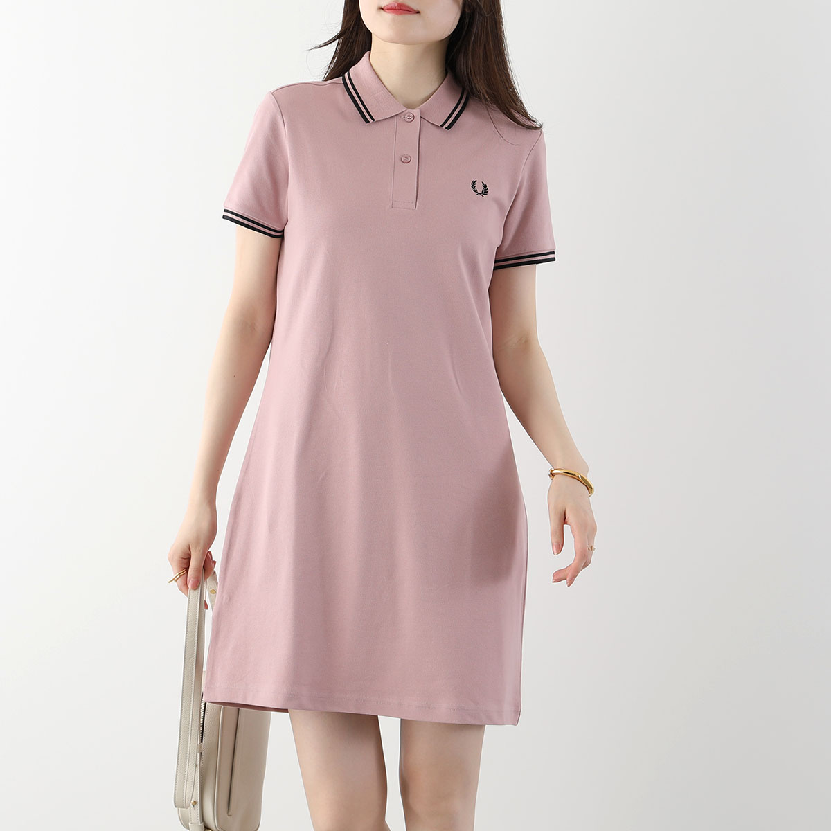 FRED PERRY フレッドペリー ワンピース TWIN TIPPED FRED PERRY DR...