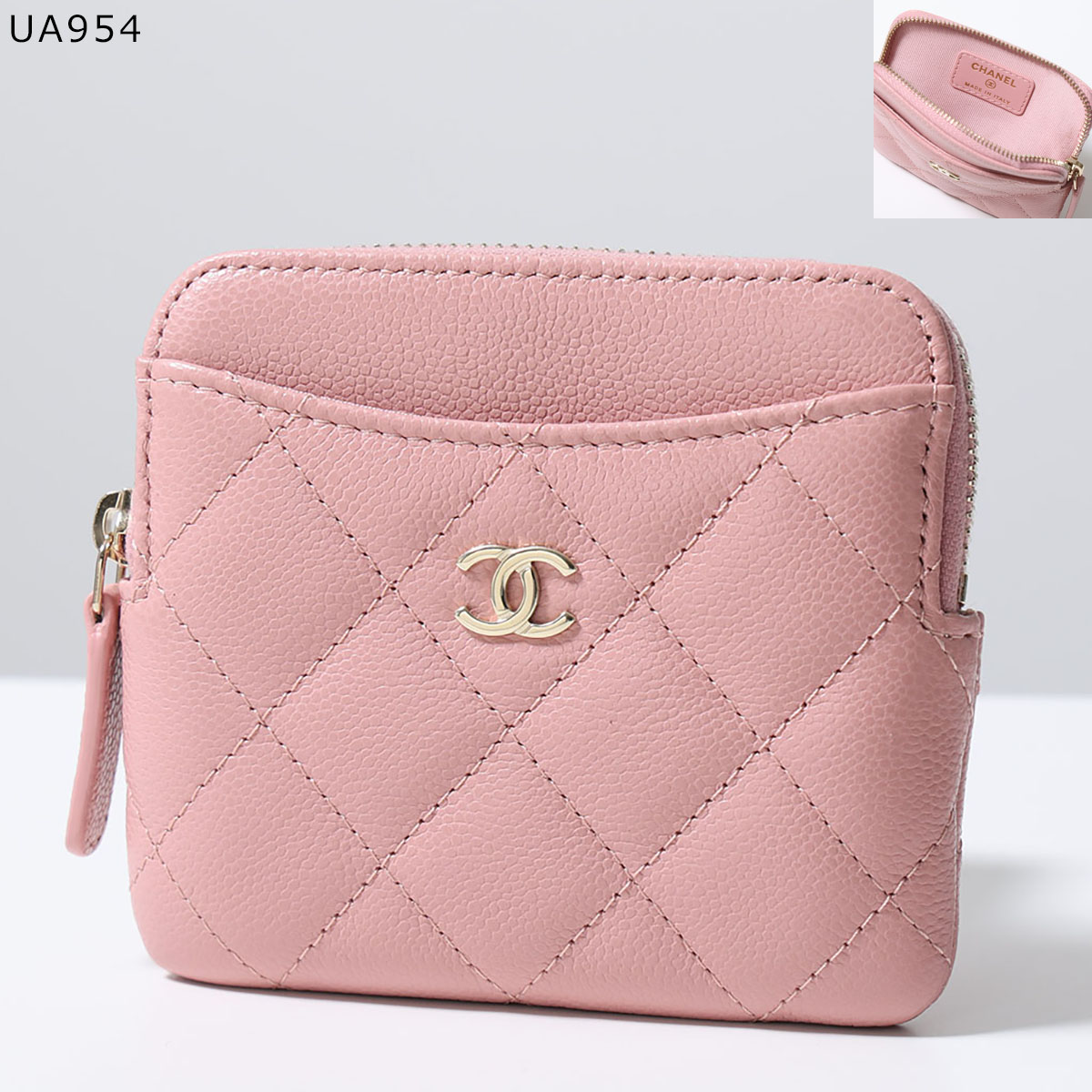 CHANEL レディース小銭入れ、コインケース（色：ピンク系）｜財布
