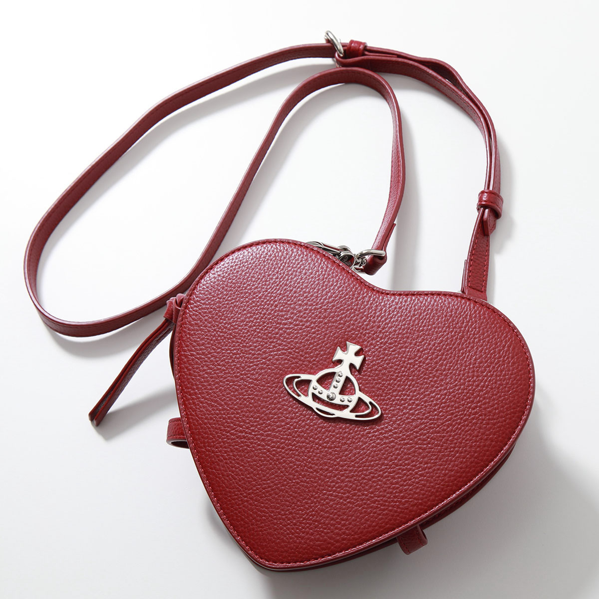 Vivienne Westwood ヴィヴィアンウエストウッド ショルダーバッグ LOUISE HEART ハート 4304006M S000D レディース グレイン メタルオーブ 鞄 カラー3色｜s-musee｜04