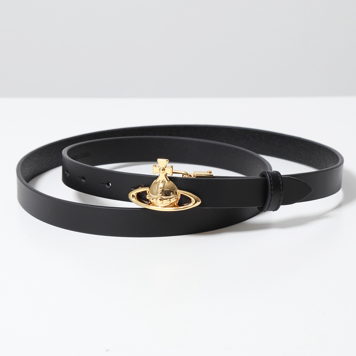 Vivienne Westwood ヴィヴィアンウエストウッド ベルト SMALL ORB BUCKLE 8201006 L0022 メンズ レザー 立体オーブ カラー2色｜s-musee｜02