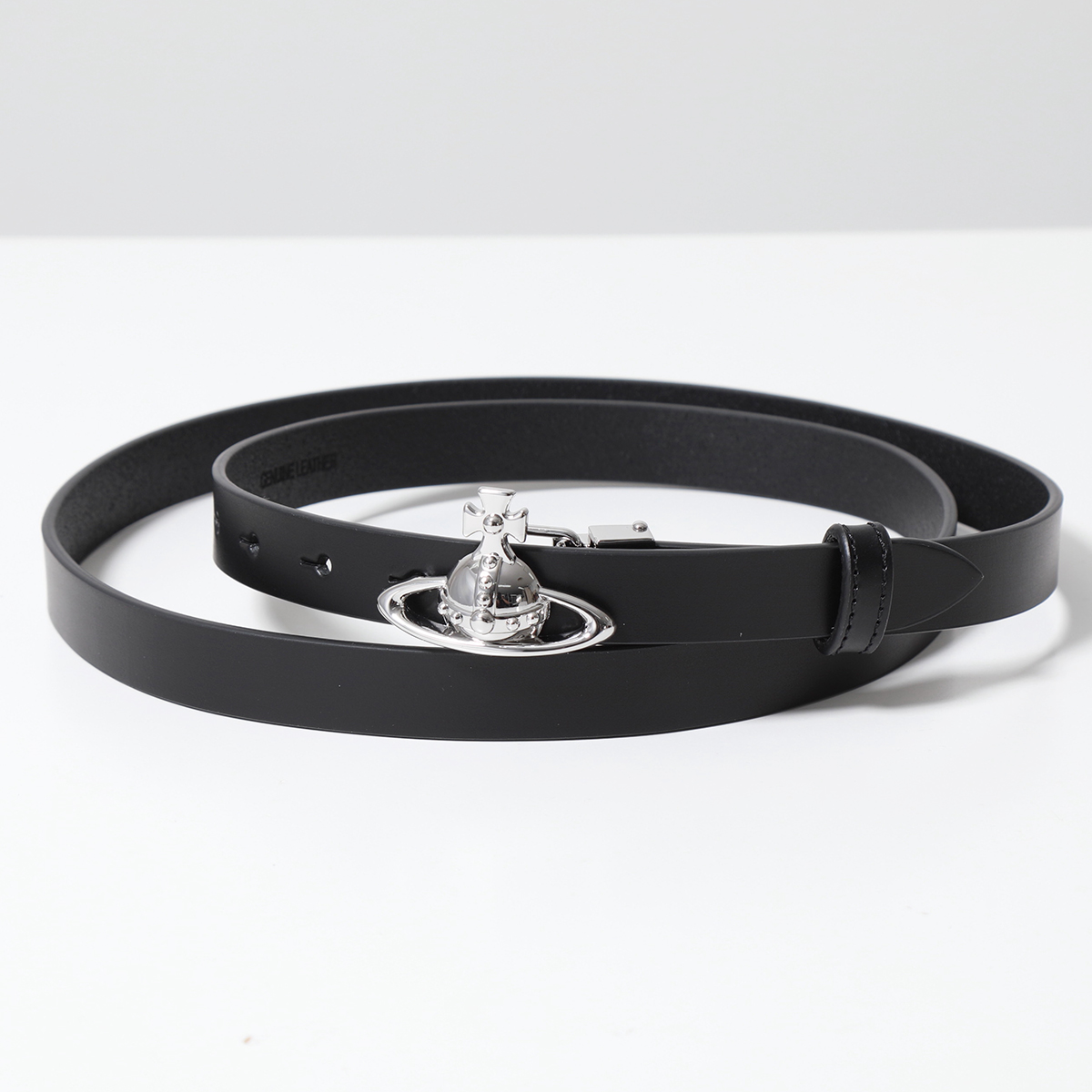 Vivienne Westwood ヴィヴィアンウエストウッド ベルト SMALL ORB BUCKLE 8201006 L0022 メンズ レザー 立体オーブ カラー2色｜s-musee｜03