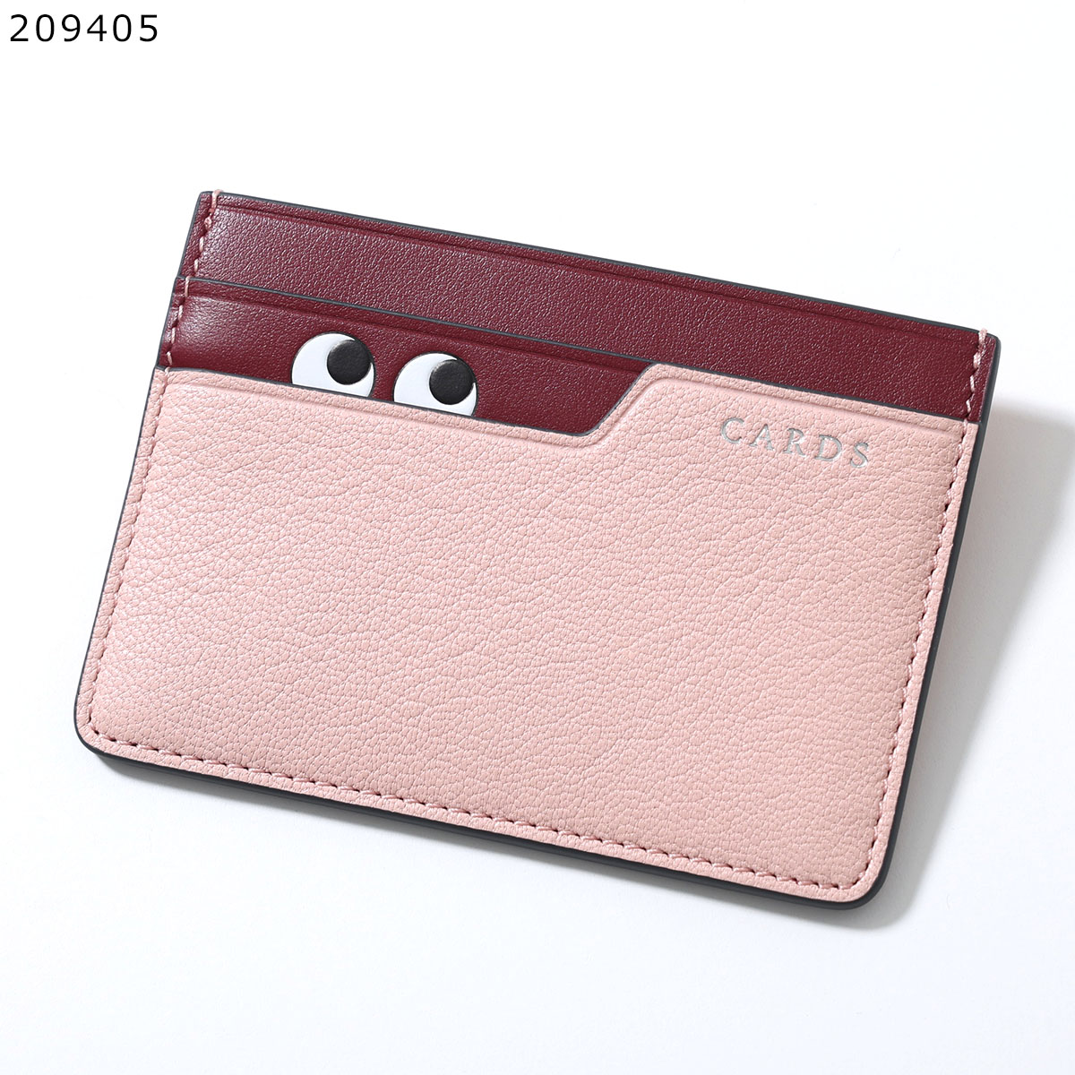 アニヤ ハインドマーチ ANYA HINDMARCH カードケース PEEPING EYES パスケース フラット ブラウン×イエロー 174657 ANYA HINDMARCH（アニヤ・ハインドマーチ） カードケース Peeping Eyes