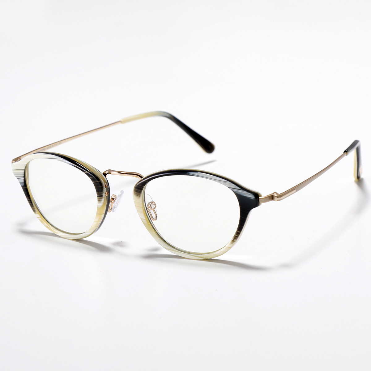 トムフォード TOMFORD 伊達メガネ アイウェア 眼鏡 メガネ TF5321 061 47□22 145 ブラック ホワイト 【中古】Sランク TOM FORD - トムフォード TOMFORD 伊達メガネ アイウェア 眼鏡 メガネ