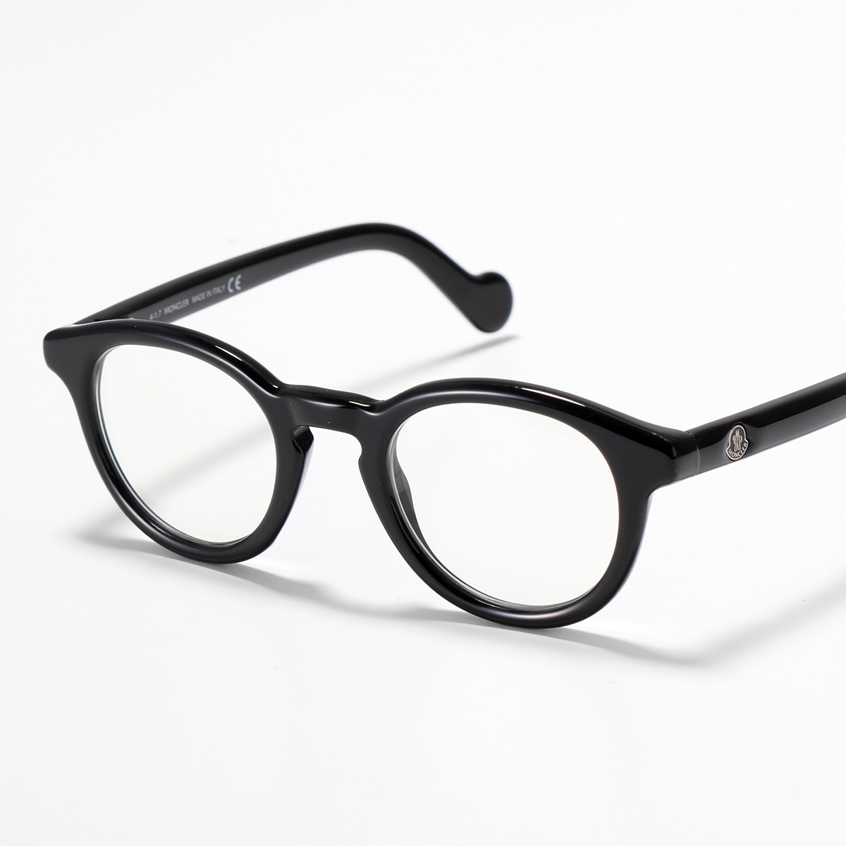 MONCLER モンクレール ダテメガネ ML5002 メンズ ウェリントン 伊達めがね 眼鏡 アイウェア ロゴ 001｜s-musee｜02