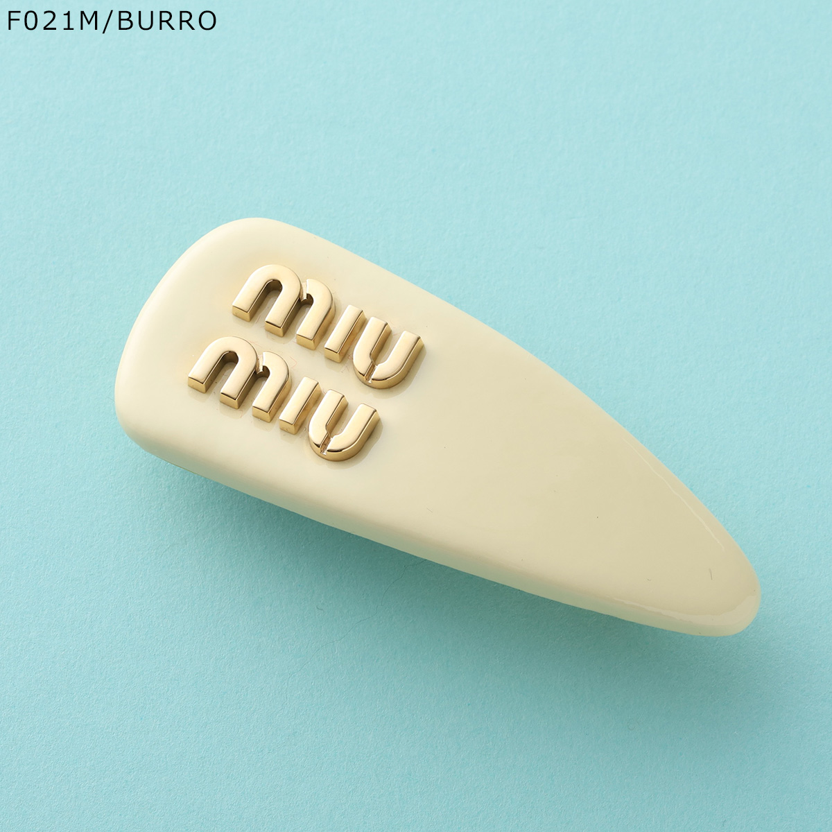 miu miu（ミュウミュウ） バレッタ 5IF092 069 レディース エナメル