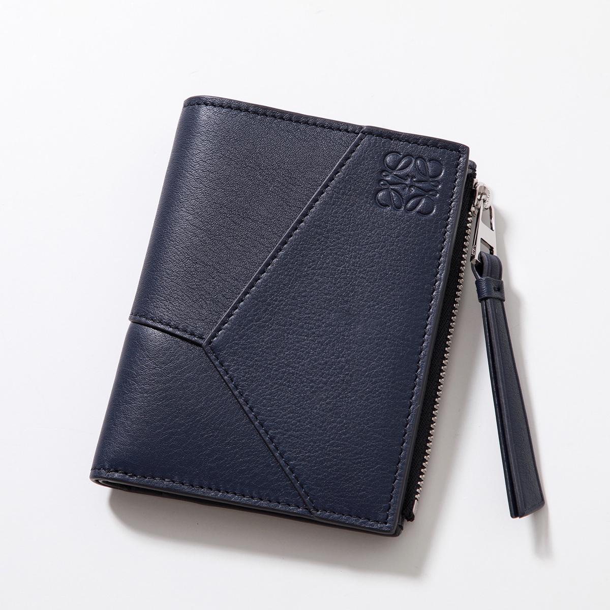 LOEWE ロエベ 二つ折り財布 PUZZLE EDGE SLIM パズル C510W73X02 メンズ レザー アナグラム ロゴ コンパクト  ウォレット カラー2色