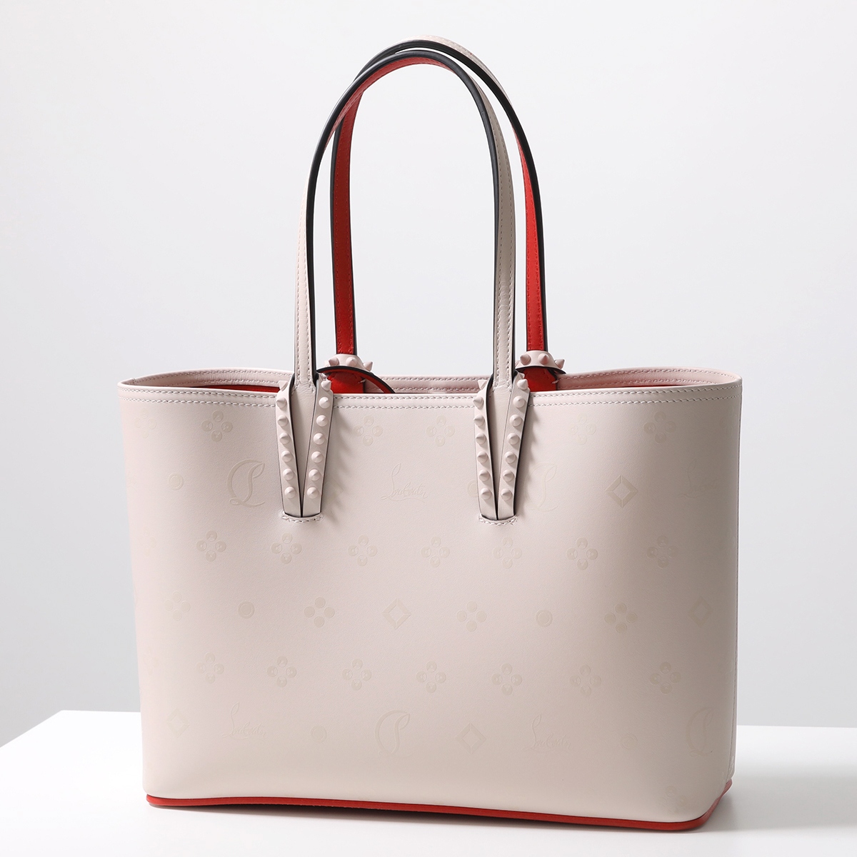 美品 Christian Louboutin レザー カバタ トートバッグ 茶 Cabata small - トートバッグ - カーフレザー - ブラック
