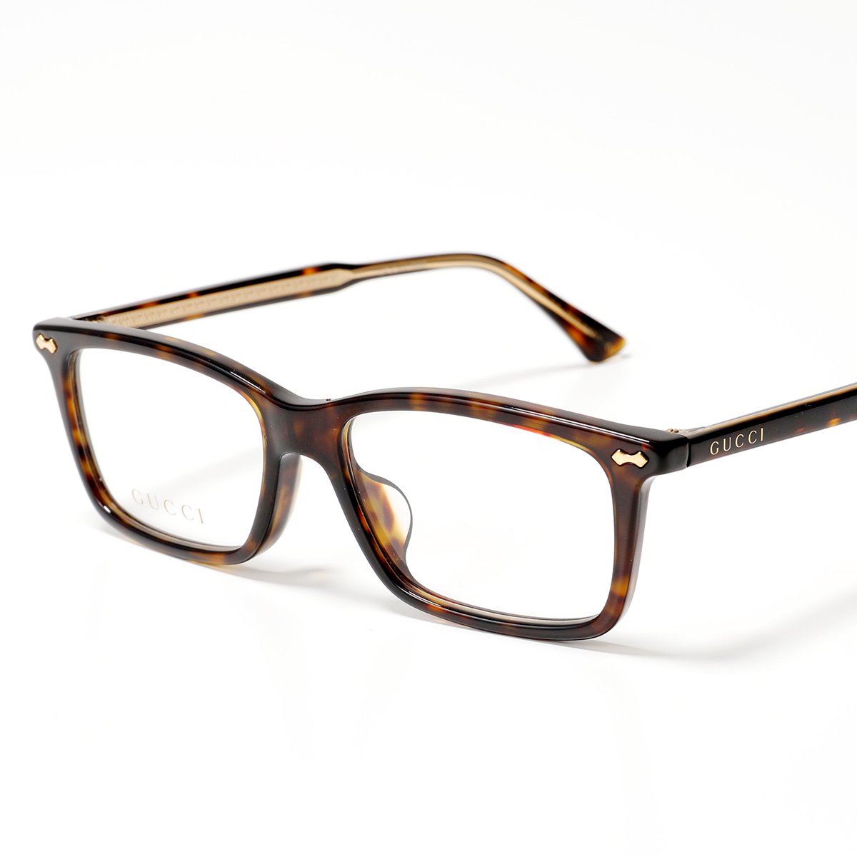 GUCCI（グッチ） メガネ GG0191OA メンズ スクエア型 アジアンフィット