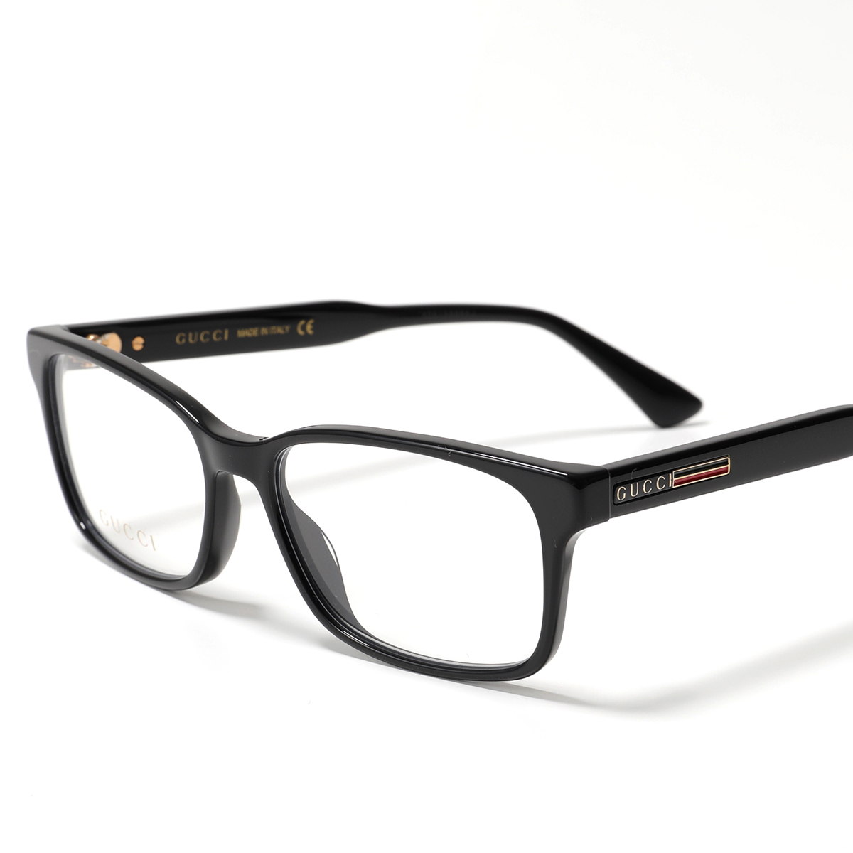 GUCCI メタルフレーム メガネ GUCCI（グッチ） メガネ GG0826O レディース スクエア型 めがね 伊達