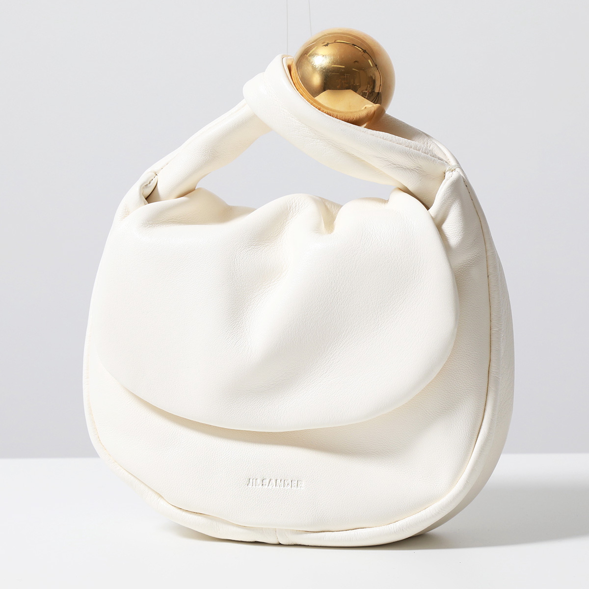 JIL SANDER ジルサンダー ハンドバッグ SPHERE POUCH SM J07WF0005 P4845 P5825 レディース ポーチ  スモール レザー ロゴ 鞄 カラー3色