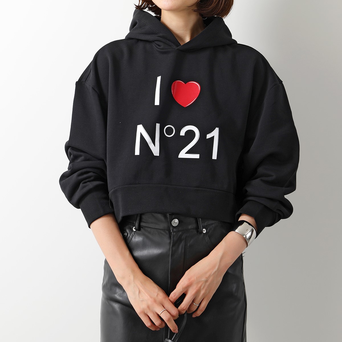 N°21 KIDS ヌメロヴェントゥーノ キッズ フーディー N21792 N0179 レディース ...