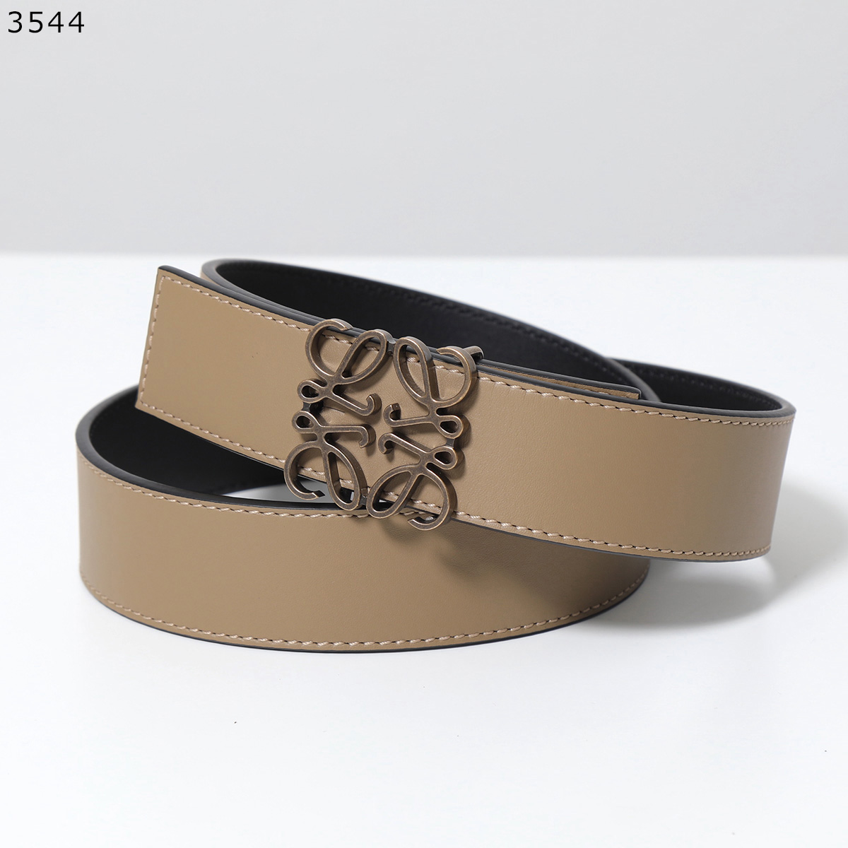 LOEWE ロエベ ベルト ANAGRAM アナグラム 3.5CM E821Z20X02