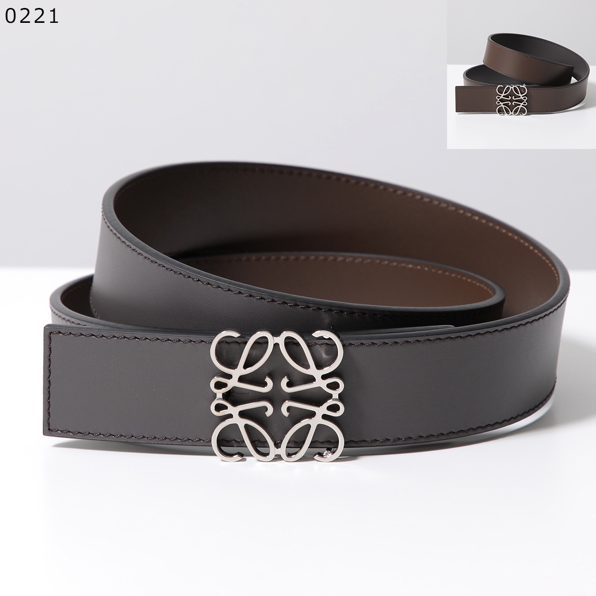 LOEWE ロエベ ベルト ANAGRAM アナグラム 3.5CM E821Z20X02