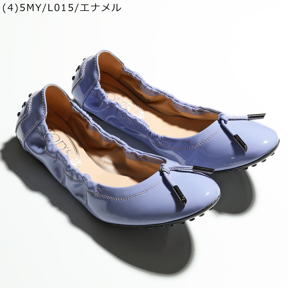 TODS トッズ バレエシューズ XXW0HI0346Z レディース ストレッチギャザー パンプス ...