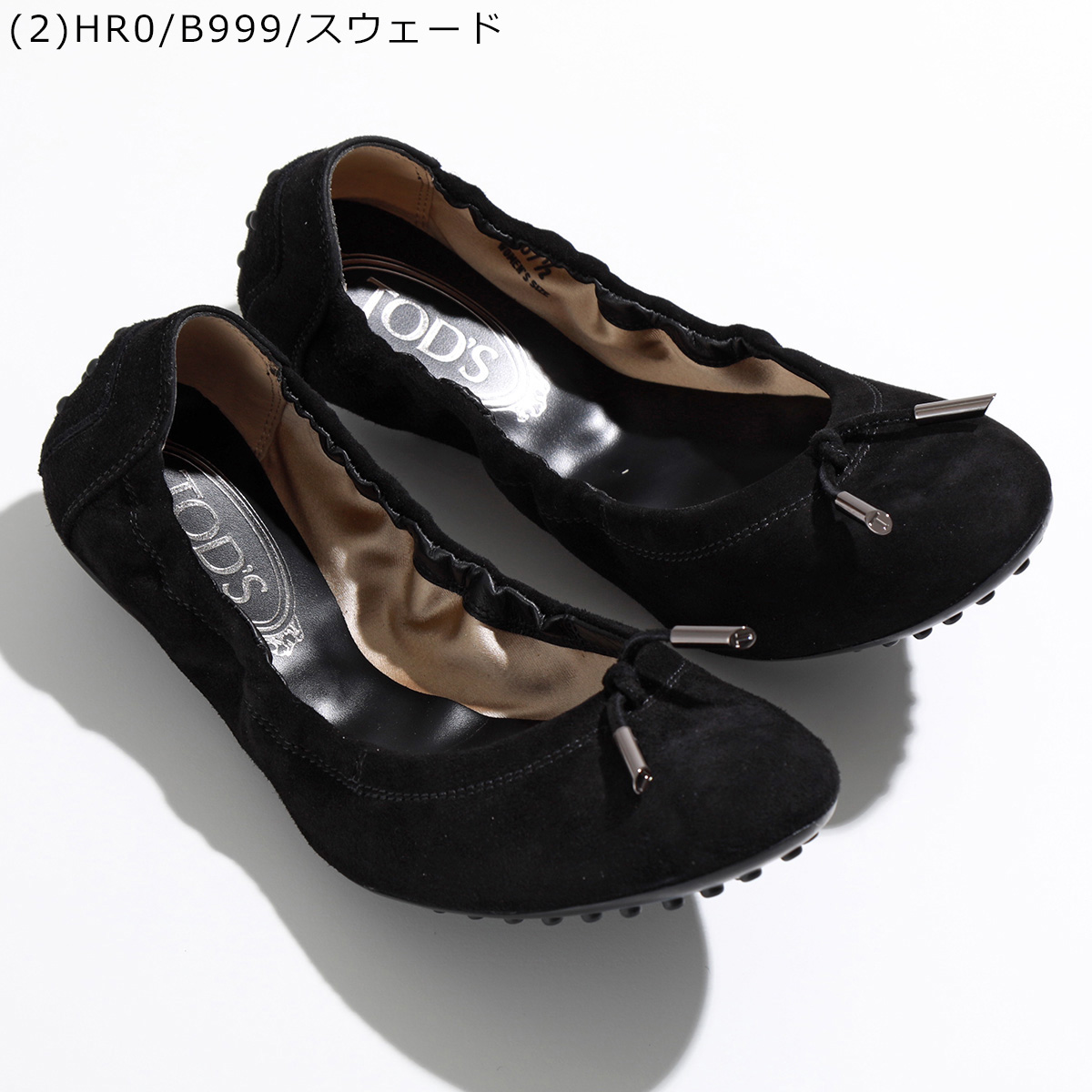 TODS トッズ バレエシューズ XXW0HI0346Z レディース ストレッチ 