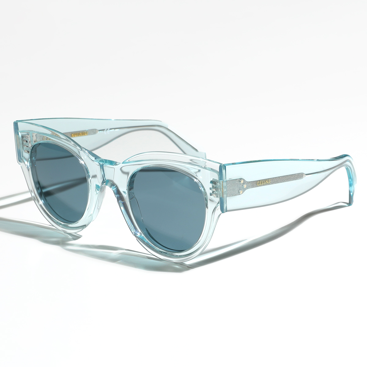 CELINE セリーヌ サングラス CL40008I レディース フォックス型 メガネ 眼鏡 ロゴ アイウェア カラー2色