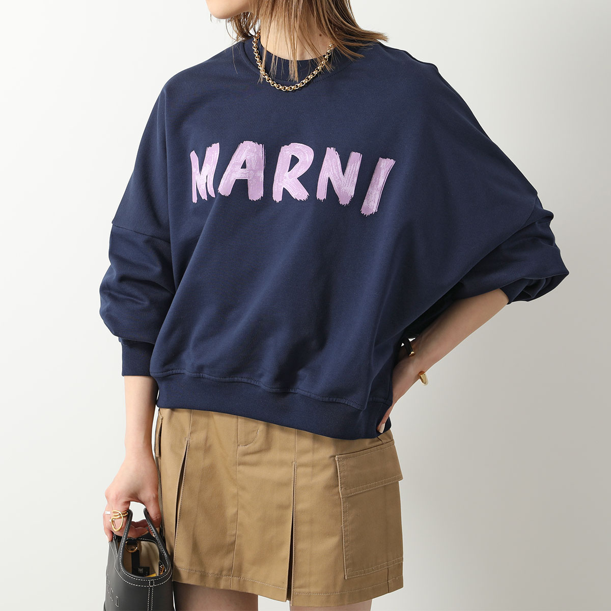 MARNI マルニ 長袖 スウェットシャツ FLJE0185P2 USCU88 レディース