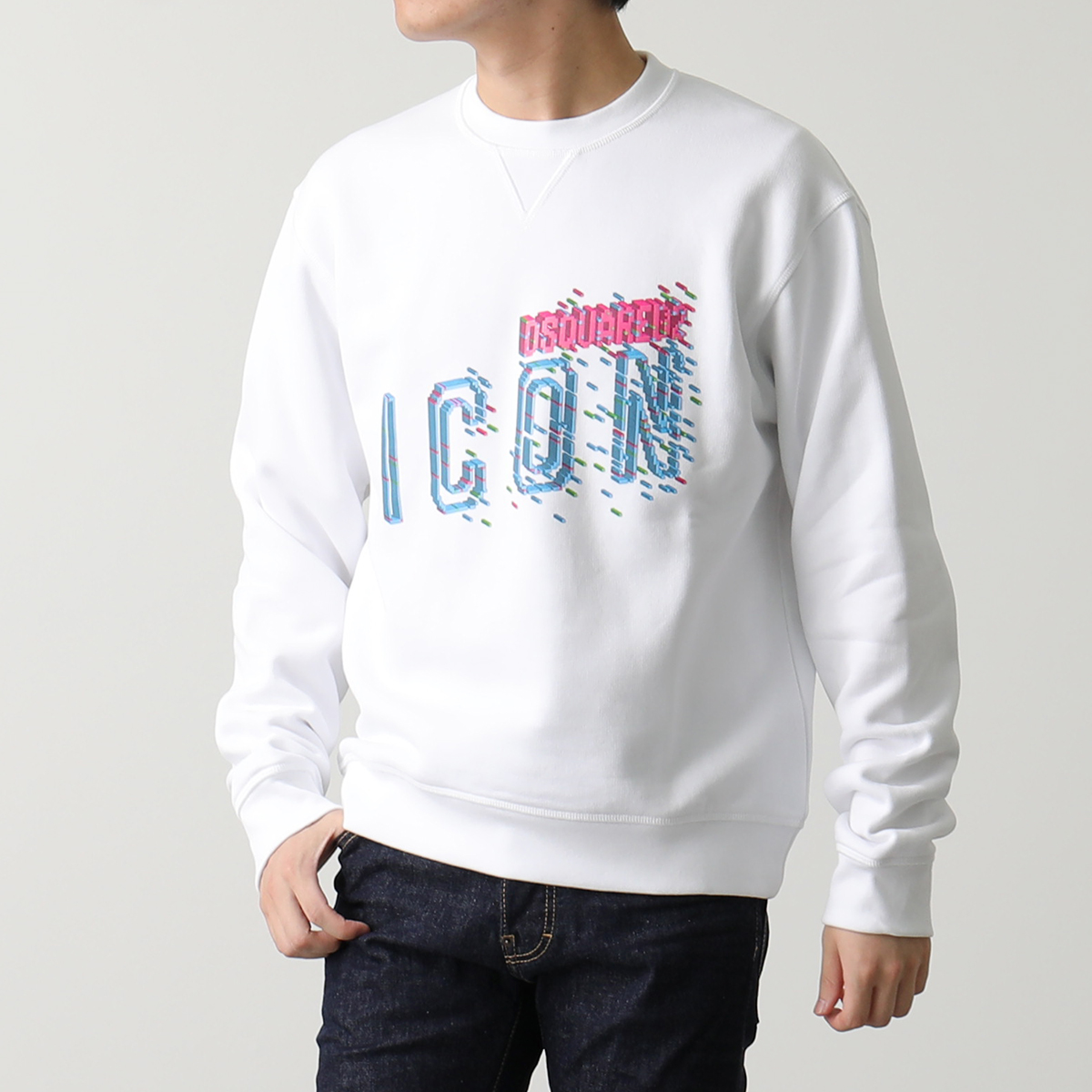 DSQUARED2 ディースクエアード トレーナー PIXELED ICON COOL SWEATS...