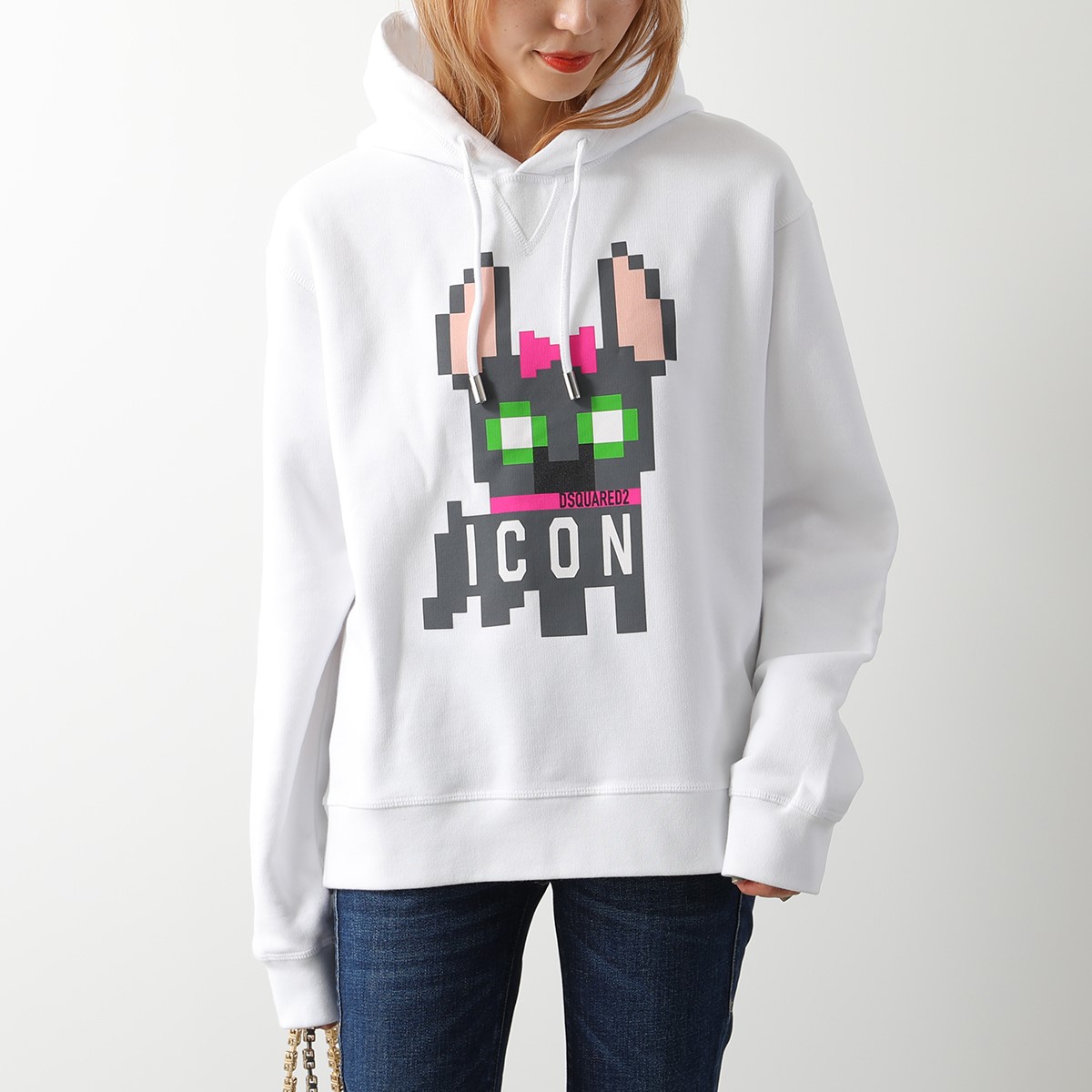 DSQUARED2 ディースクエアード パーカー ICON HILDE COOL HOODIE