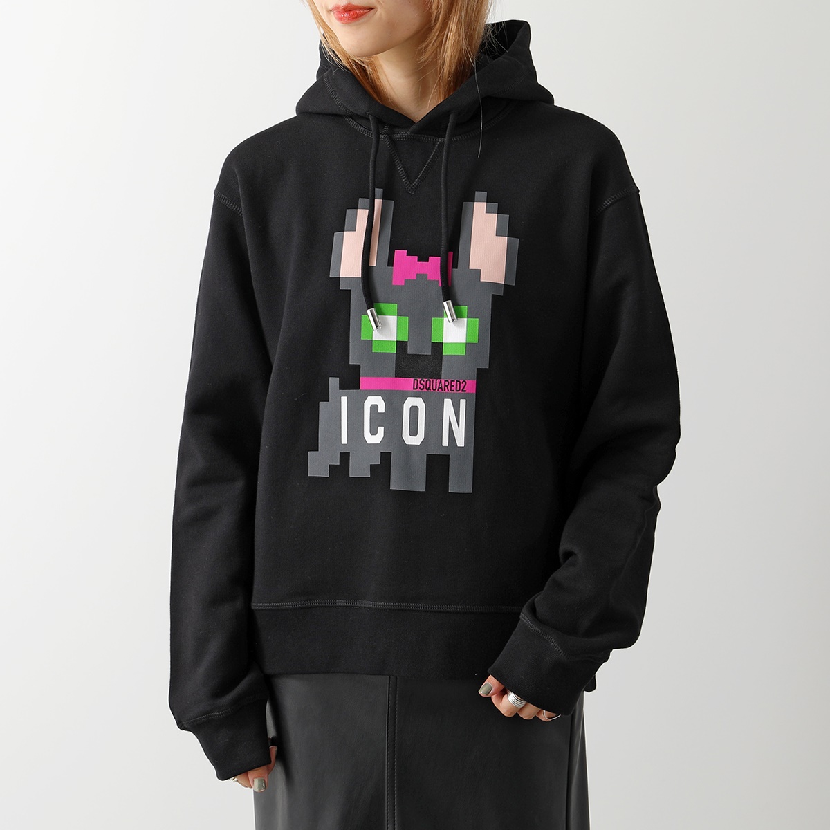 DSQUARED2 ディースクエアード パーカー ICON HILDE COOL HOODIE