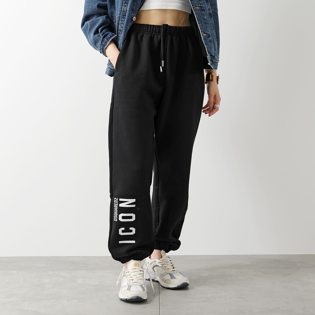 DSQUARED2 ディースクエアード スウェットパンツ BE ICON L.A. JOGGERS ...