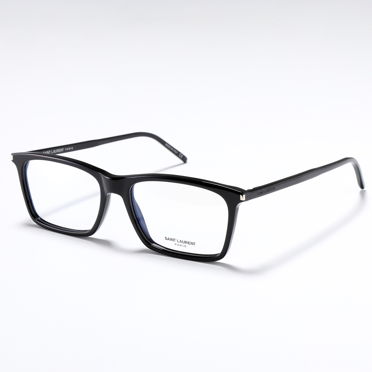 SAINT LAURENT サンローラン メガネ SL 296 レディース スクエア型 めがね 伊達メガネ ダテ 眼鏡 ロゴ アイウェア 黒縁メガネ カラー2色｜s-musee｜02