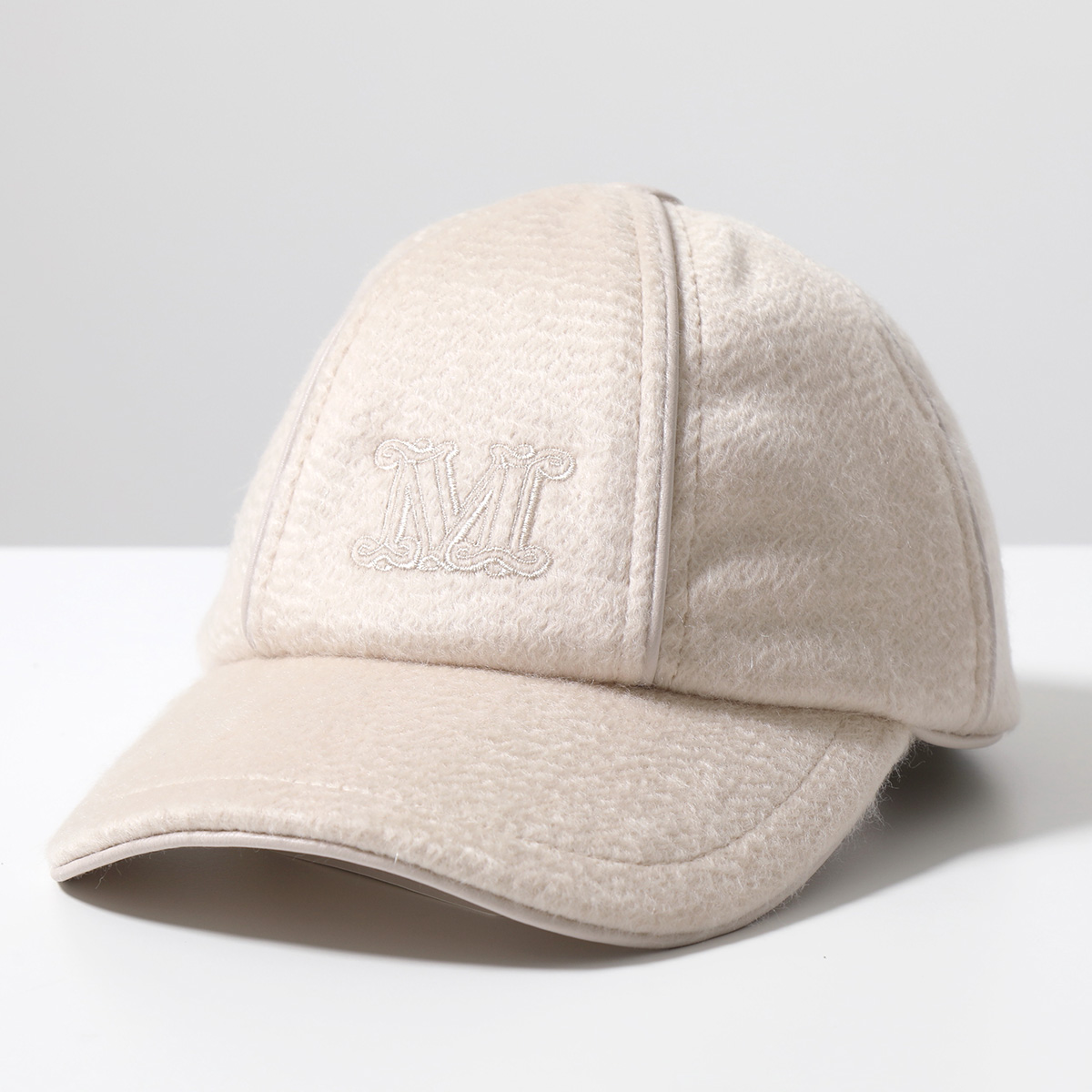 【期間限定均一価格】MAX MARA マックスマーラ ベースボールキャップ NELLA レディース ウール カシミア ロゴ刺繍 帽子 カラー2色