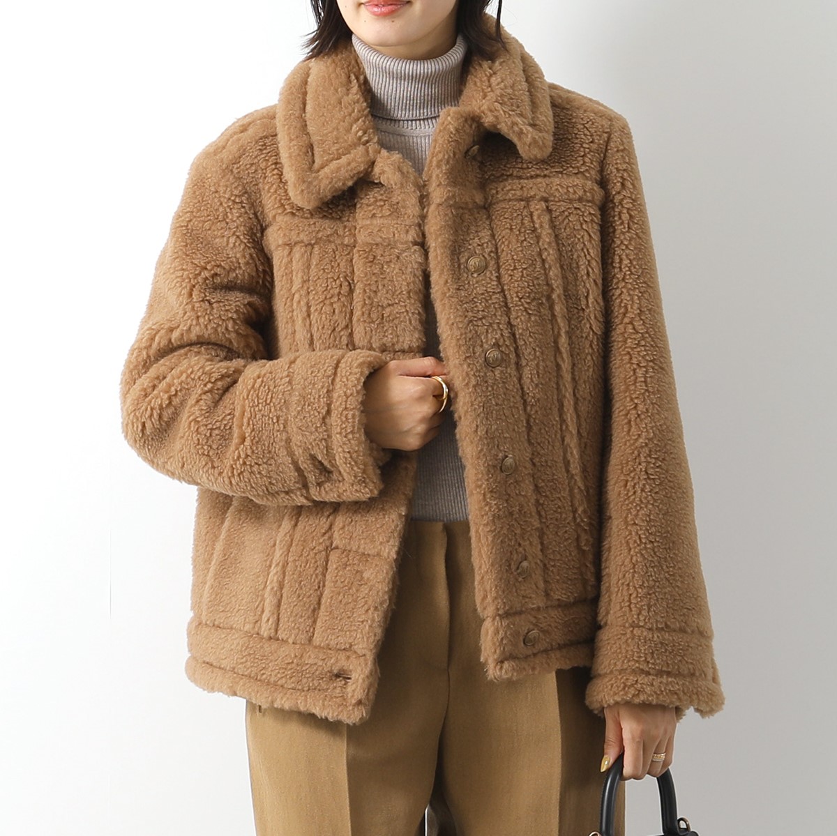 MAX MARA マックスマーラ コート TTEDDINO レディース テディベア ショート ジャケ...