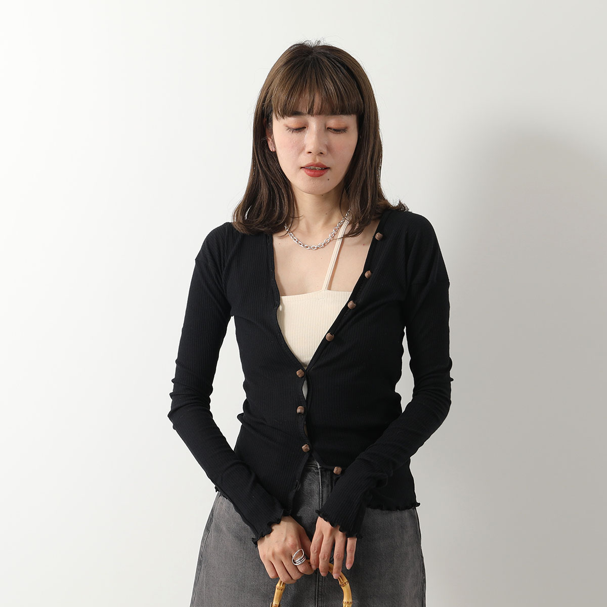 BASERANGE ベースレンジ カーディガン TAV CARDIGAN TOTVC レディース