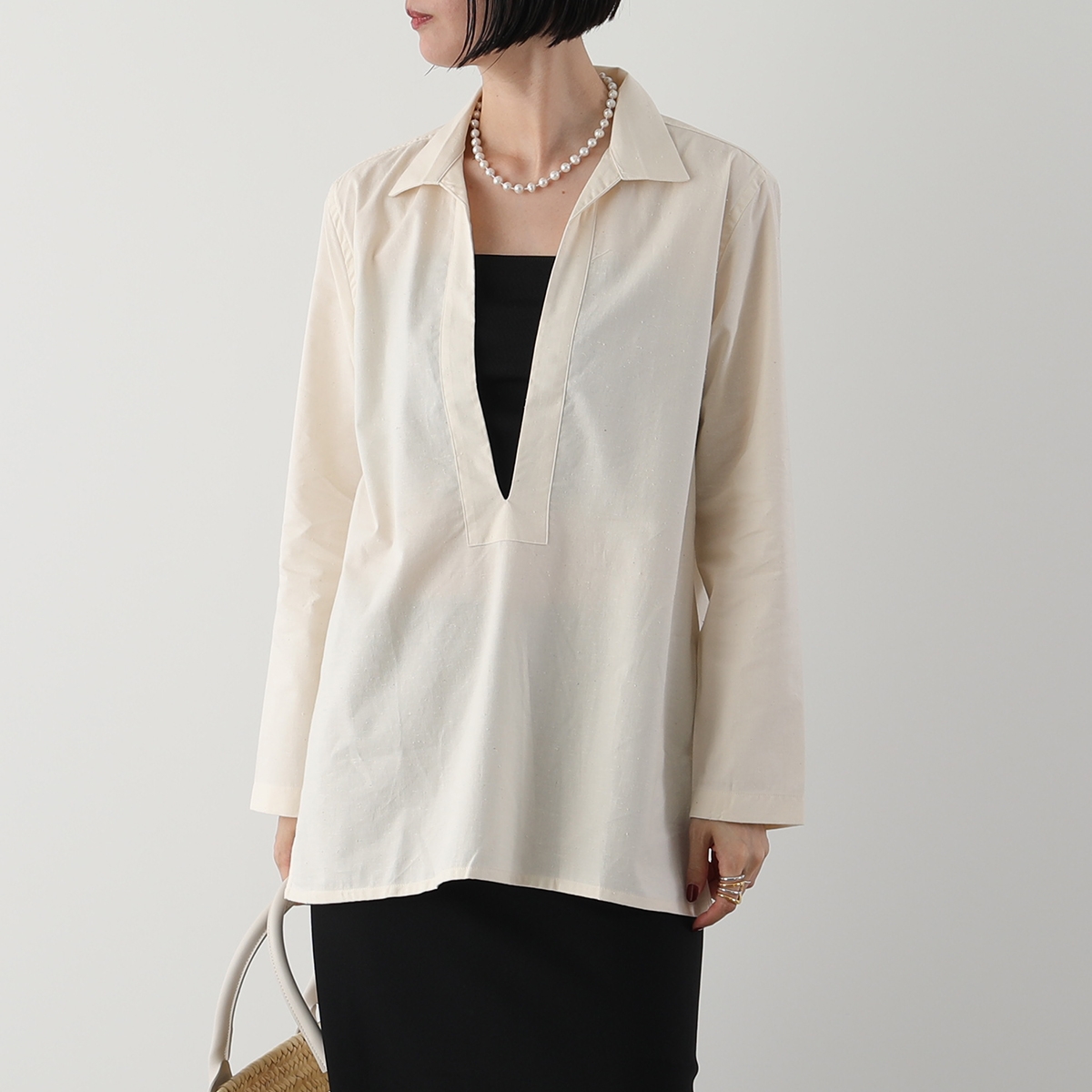 BASERANGE（ベースレンジ） シャツ SANDVIG SHIRT SHSA CO AU23 