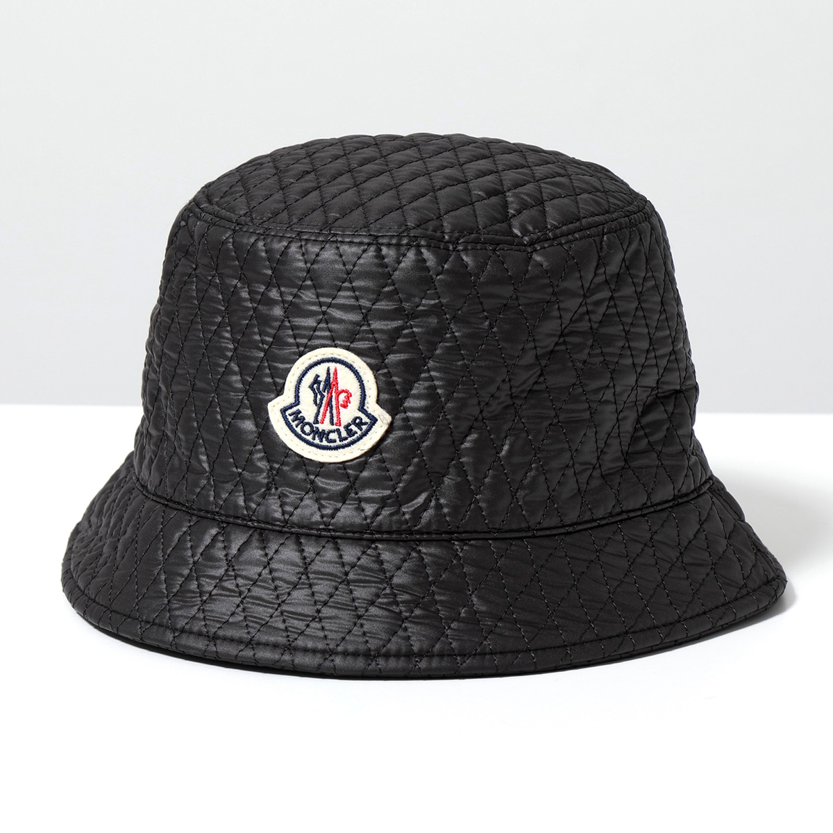 MONCLER バケットハット 3B00027 788K4 レディース ロゴ アイコンパッチ キルテ...