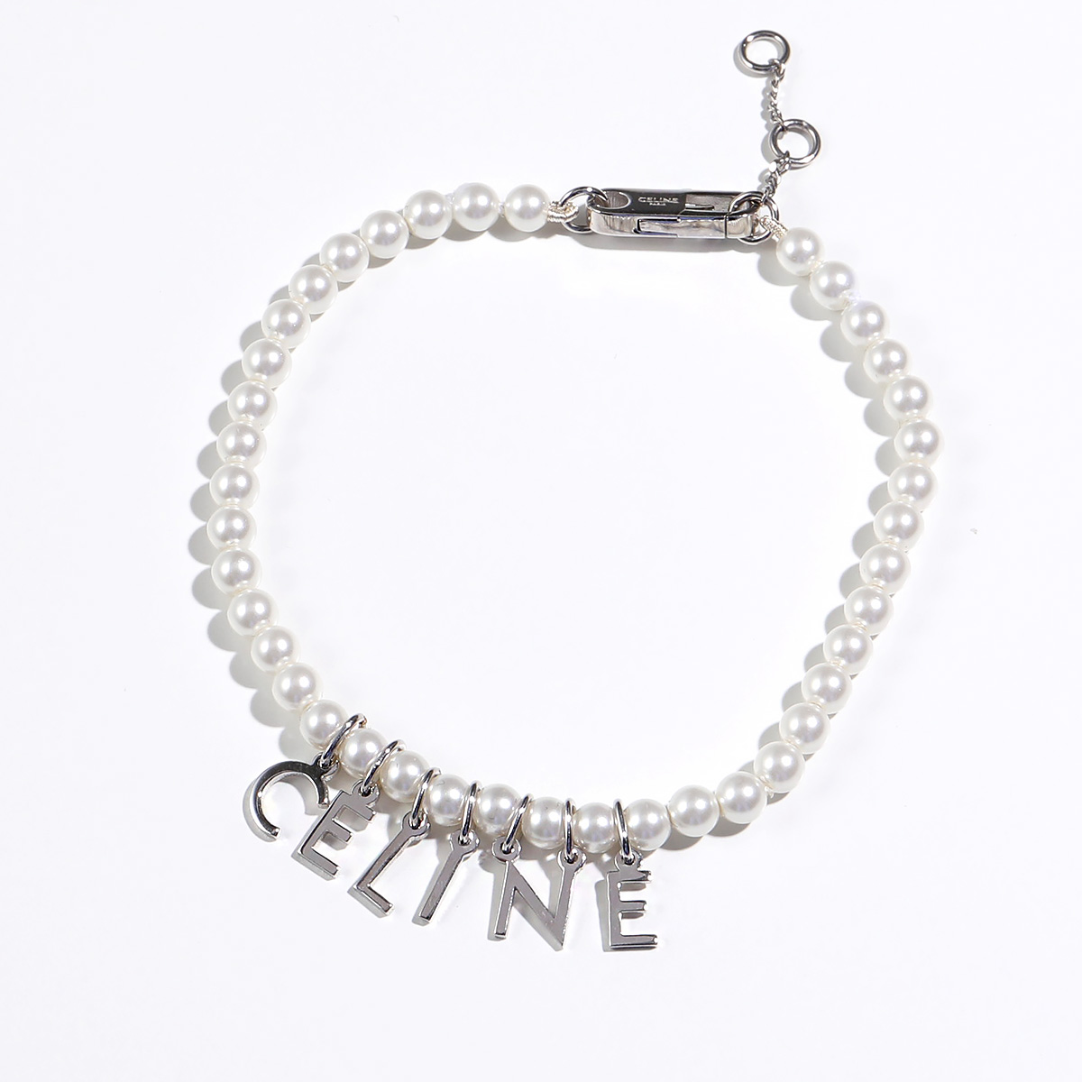 CELINE セリーヌ ブレスレット 460PZ6BPE.01IS レディース ロゴ グラスパール ブラス ジュエリー アクセサリー  Ivory/Silver : 350913258 : インポートセレクトmusee - 通販 - Yahoo!ショッピング