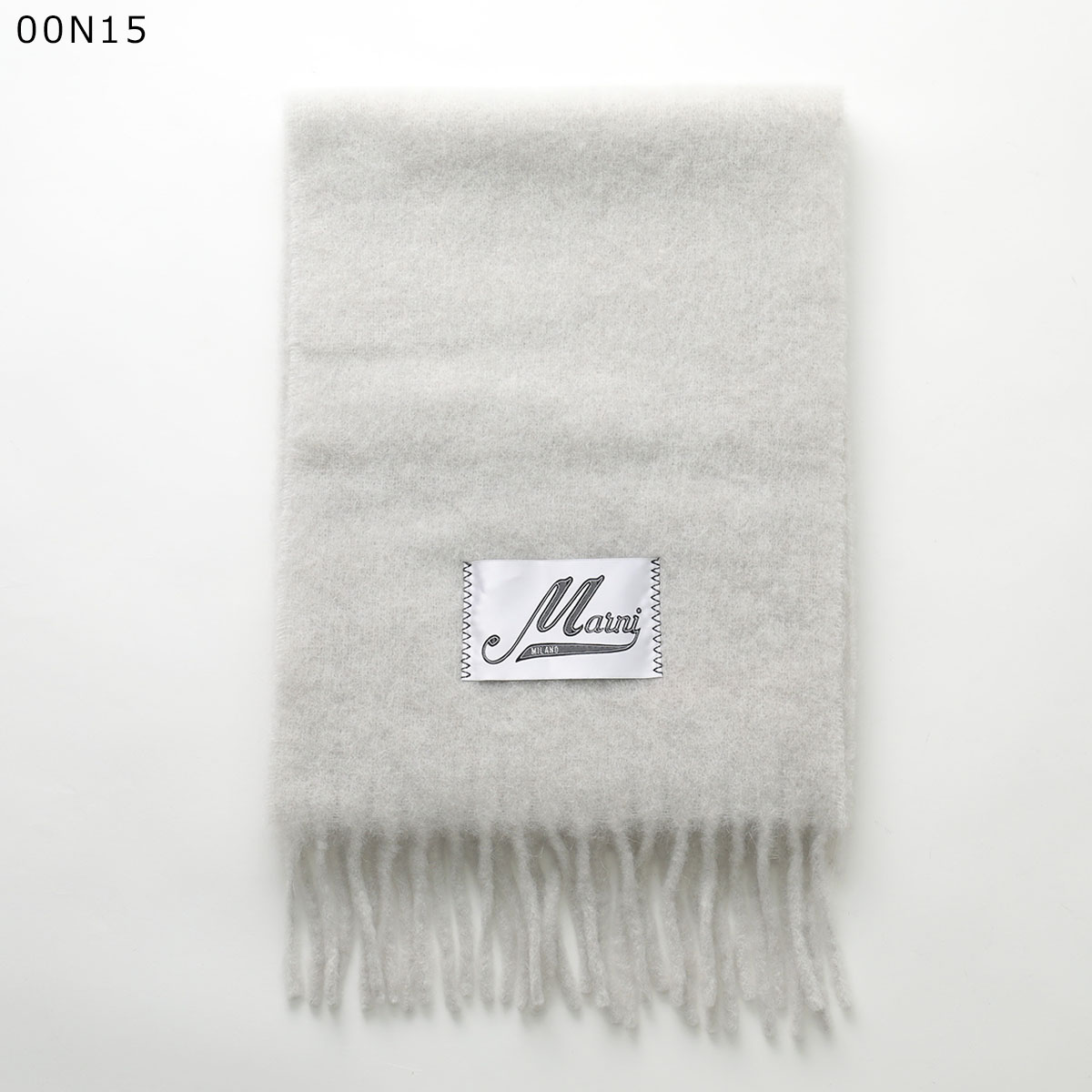 MARNI マルニ マフラー SCMC0059Y0 ASZC0005A0 UTW918 レディース ロゴラベル フリンジ ストール スカーフ 大判 カラー12色 SCMC0059Y0UTW91800B50の画像