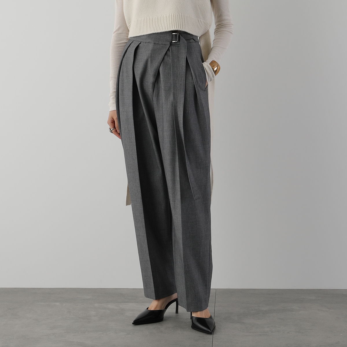 IHATOV テーパードパンツ Barel pants IH10-23AW-91214 IHATOV イーハトーブ テーパードパンツ Barel pants IH10-23AW