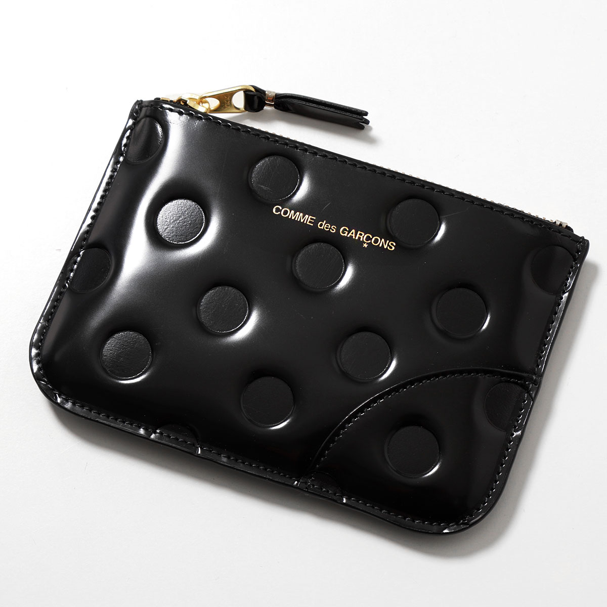 COMME des GARCONS コムデギャルソン コインケース POLKA DOTS EMBOSSED SA8100NE メンズ カードケース  ロゴ ドット レザー ミニ財布 BLACK : 350922208 : インポートセレクトmusee - 通販 - Yahoo!ショッピング