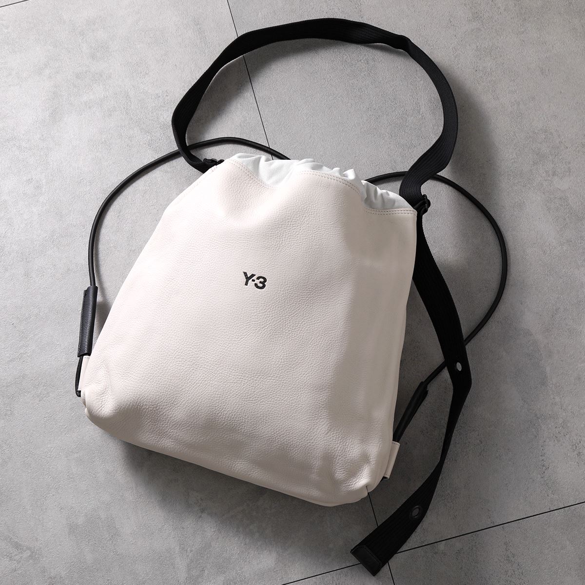 Y-3 ワイスリー トートバッグ LUX GYM BAG ジム バッグ IJ9876 IJ9877 メンズ バックパック レザー ロゴ 鞄 カラー2色｜s-musee｜02