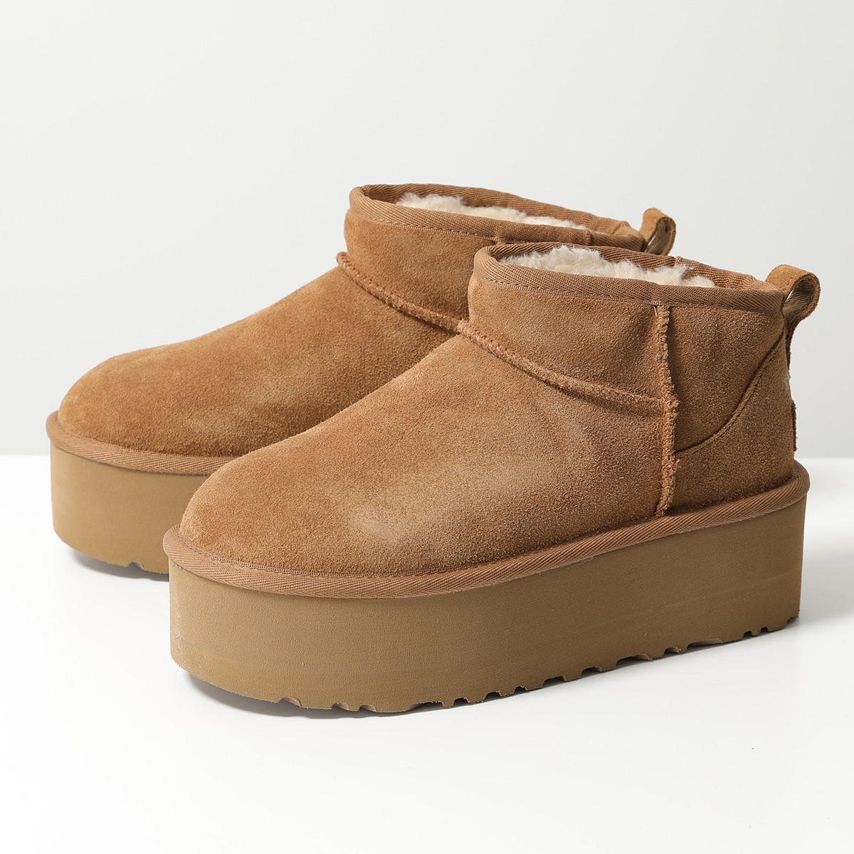 UGG アグ ムートンブーツ CLASSIC ULTRA MINI PLATFORM 1135092 レディース ショートブーツ スウェード 厚底  シューズ 靴 カラー3色