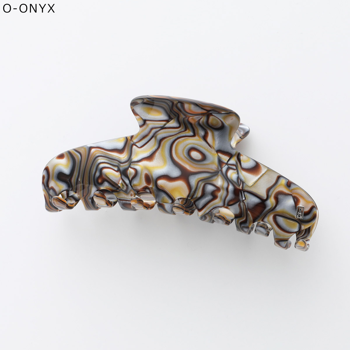 ALEXANDRE DE PARIS アレクサンドル ドゥ パリ ヘアクリップ ACCL-7706 レディース 髪留め ヘアアクセサリー ロゴ カラー5色の画像