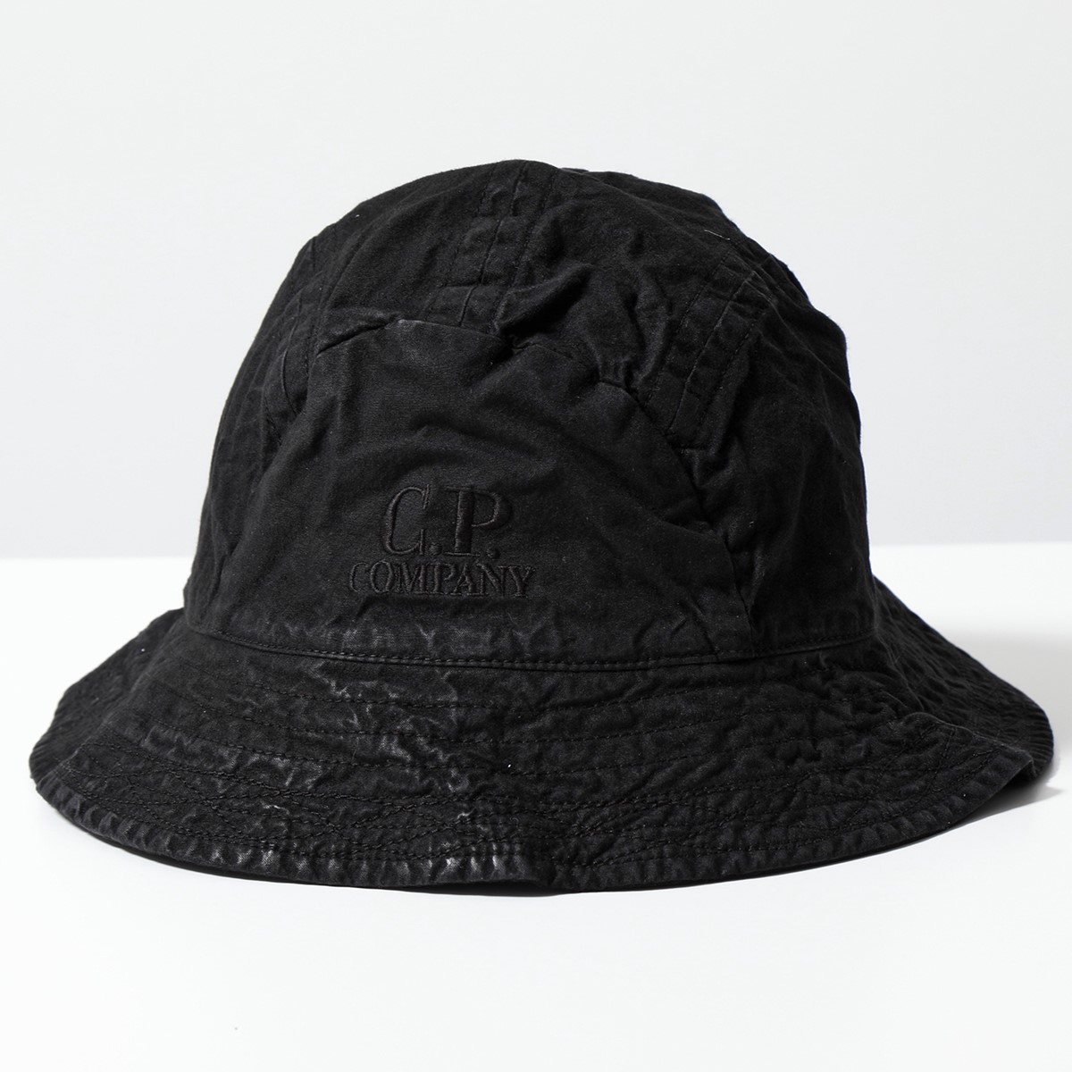 C.P.COMPANY シーピーカンパニー バケットハット Ba-Tic Bucket Hat 15CMAC259A 006237G メンズ ロゴ 刺繍 コットン 帽子 カラー2色｜s-musee｜03