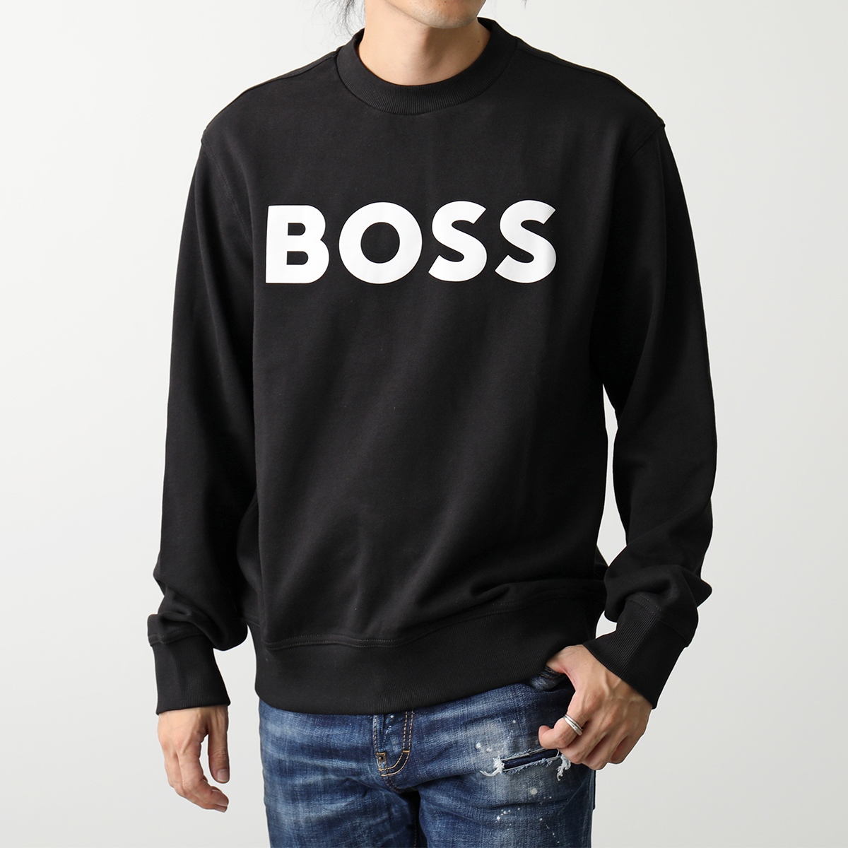 HUGO BOSS ヒューゴボス スウェット 50487133 メンズ ORANGE トレーナー ラ...