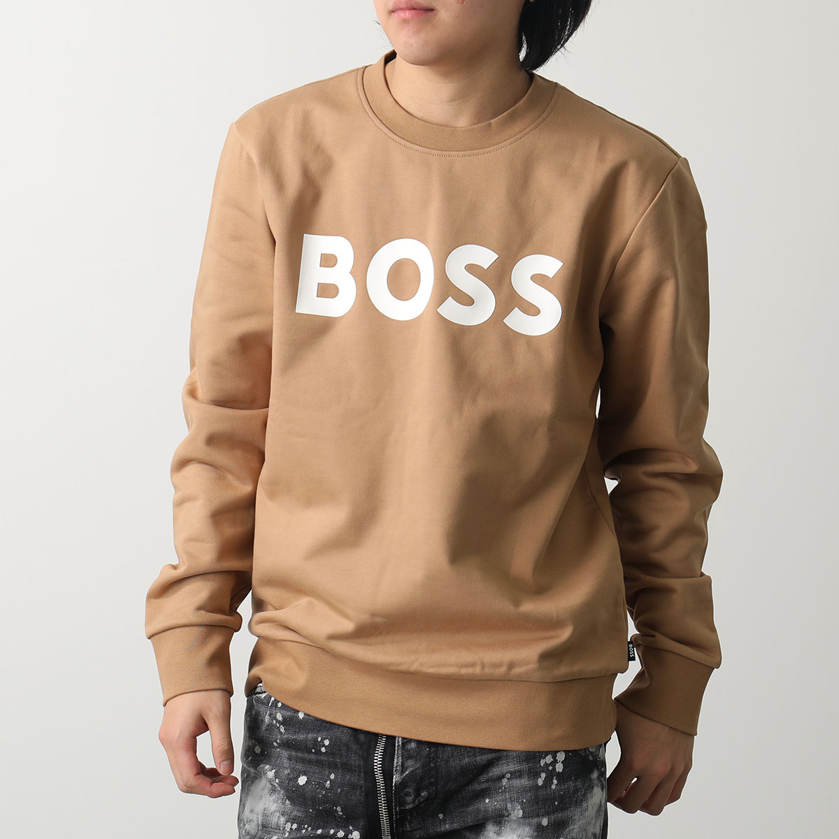 HUGO BOSS ヒューゴボス スウェットシャツ BLACK SOLERI 50496642 メン...