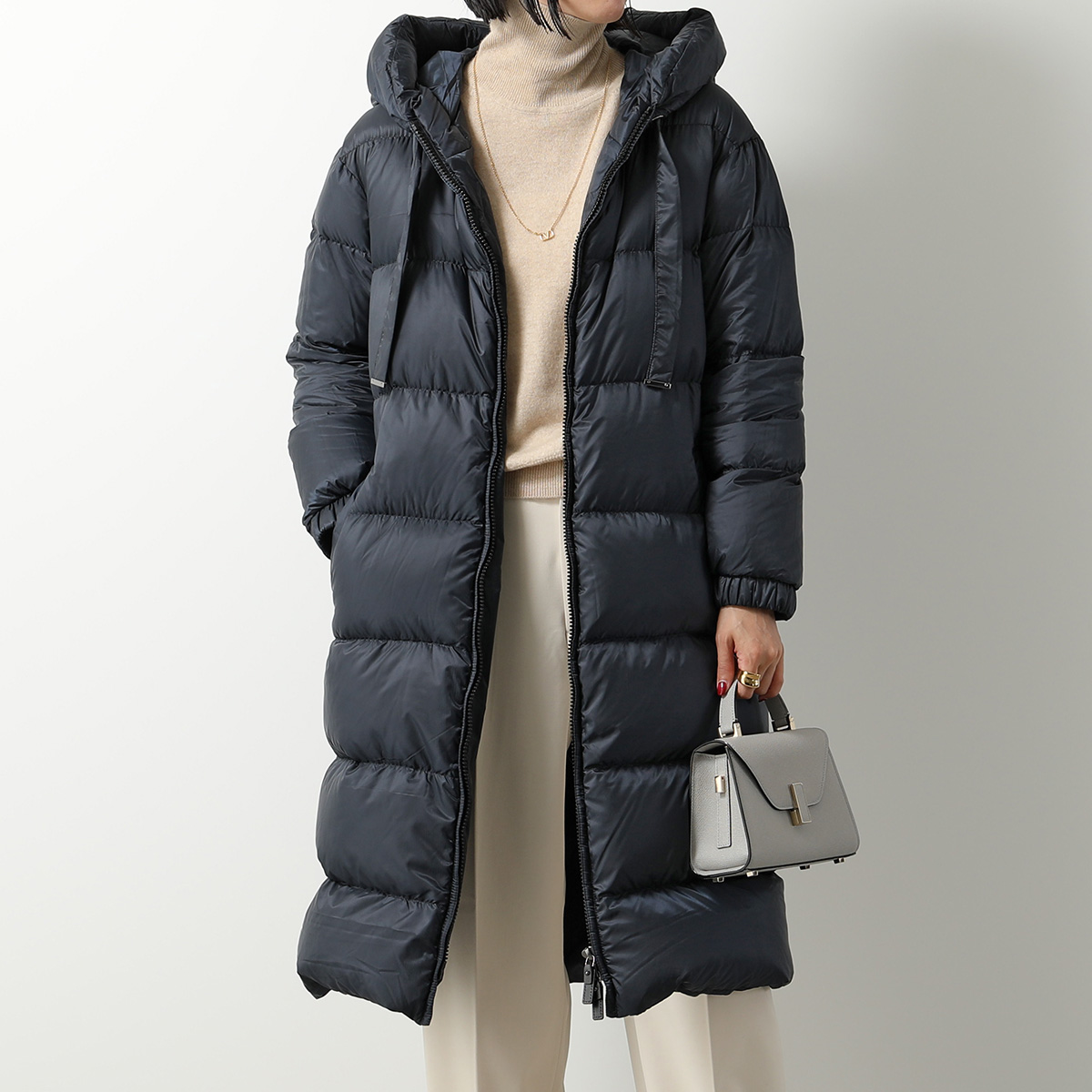 Max Mara The Cube マックスマーラ ザ・キューブ ダウンコート SEIPA セイパ レディース フード付き ロング丈 軽量  ロングダウン カラー3色