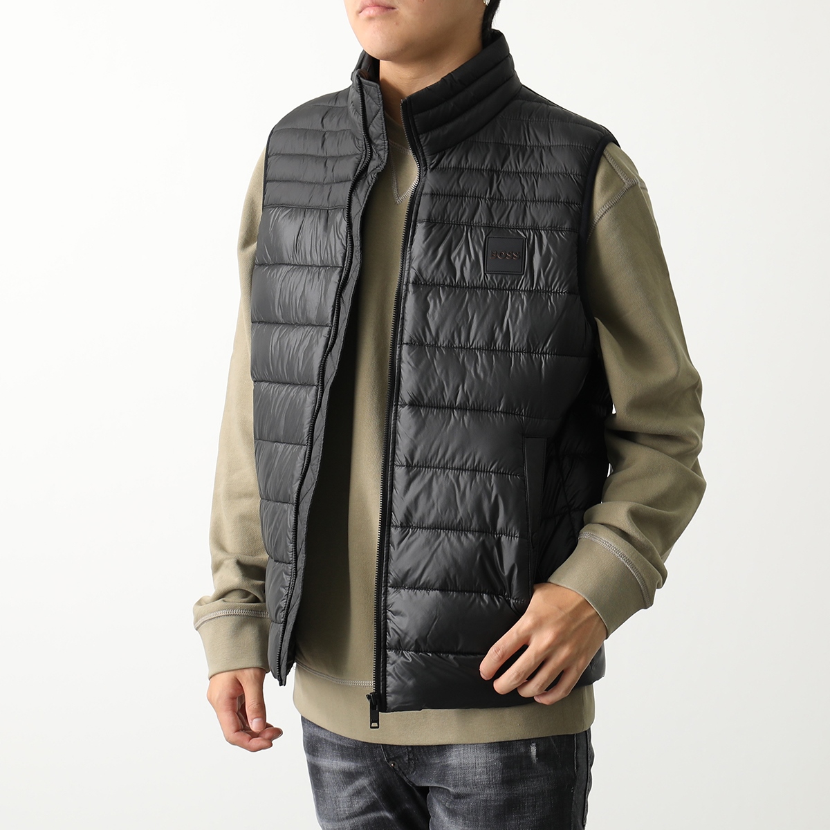 HUGO BOSS（ヒューゴ・ボス） パファー ベスト ORANGE ODENO 50496725