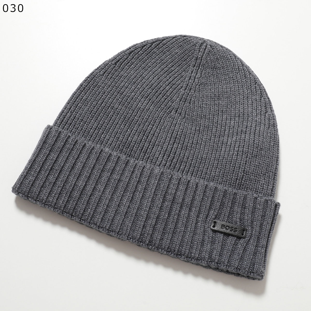 新品未使用 ヒューゴボス BOSS ニット帽 ビーニー マフラー グレー HUGO BOSS（ヒューゴ・ボス） ニット帽 BLACK 50495306 メンズ